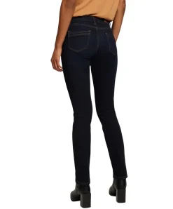 Cross Anya - High Waisted Jeans in Dark Blue Used