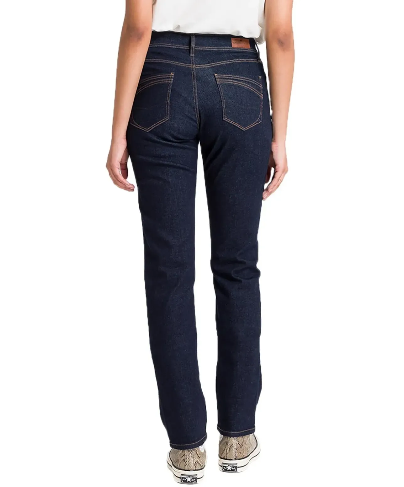 Cross Anya High Waisted Jeans in Rinsed