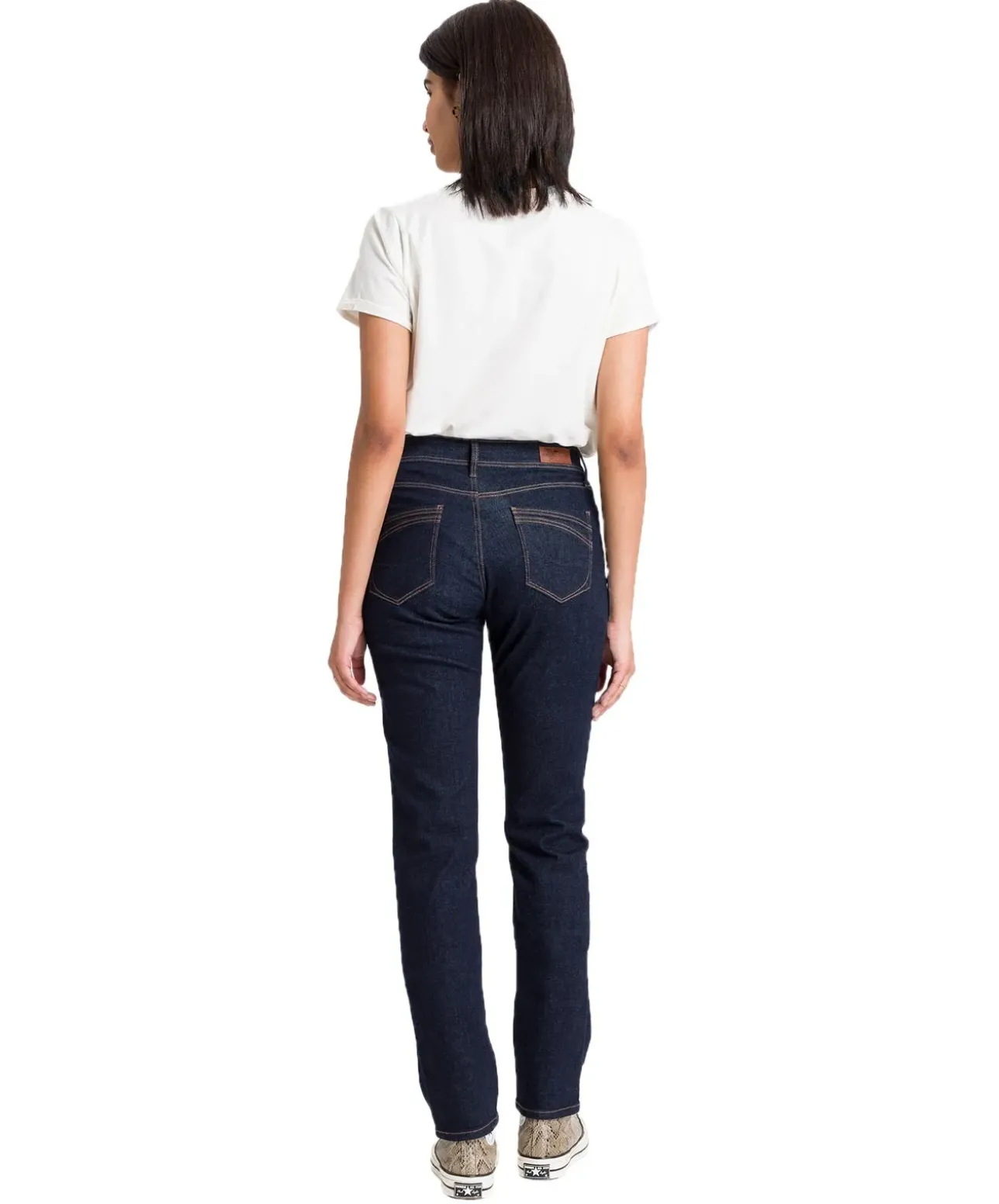 Cross Anya High Waisted Jeans in Rinsed