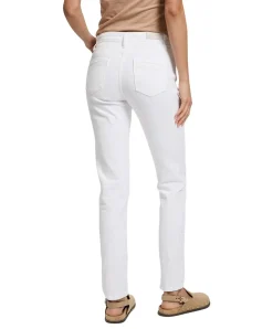 Cross Anya Jeans Slim Fit mit hohem Bund in Weiß
