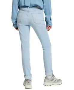 Cross Anya Jeans Slim Fit mit hohem Bund in Bleached-Optik