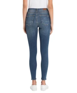 Cross Damen Jeans Skinny Fit Judy in dunklem Blau