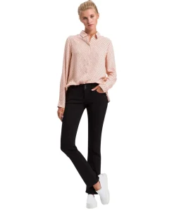 Cross Damen-Jeans Regular Fit Loie in schwarzem Black