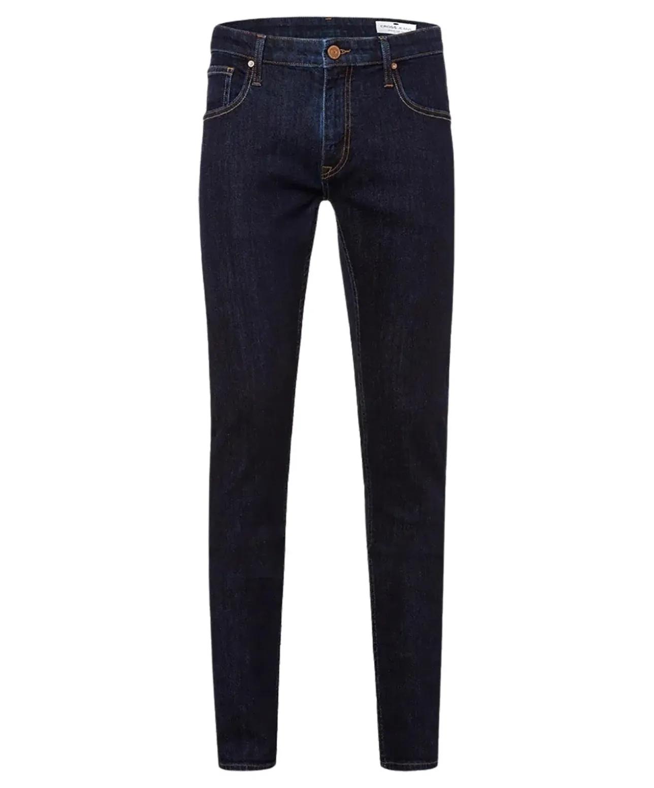 Cross Damien - Schmale Jeans mit Elasthan in Rinse Wash