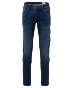 Cross Damien Jeans in Dunkelblau mit Slim Fit