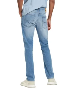 Cross Damien mit Slim Fit Jeans in hellblauer Waschung