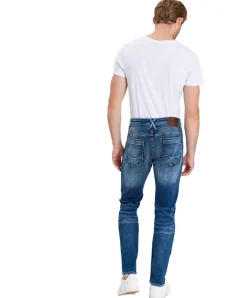 Cross Herren Jeans Tapered Jimi aus Sweat Denim