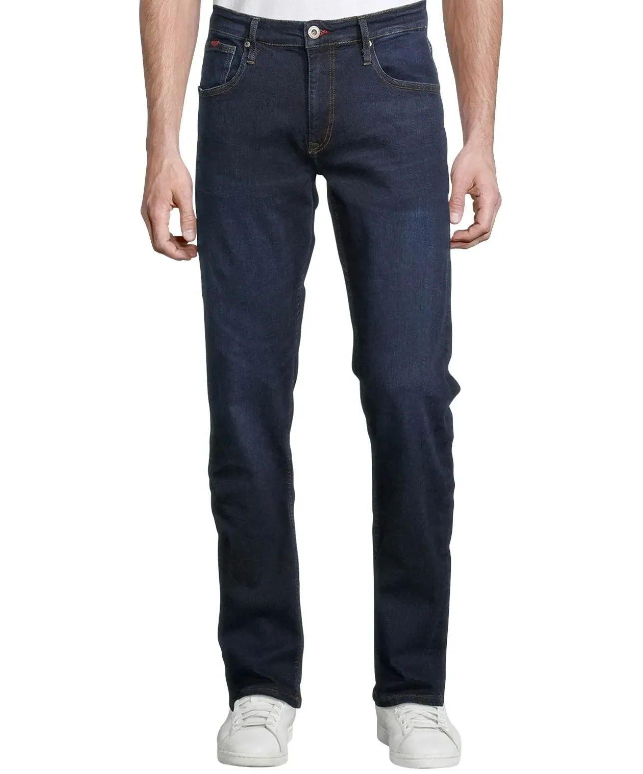 Cross Herren-Jeans Slim Fit Damien in dunklem Dark Blue