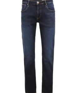 Cross Herren-Jeans Slim Fit Damien in dunklem Dark Blue