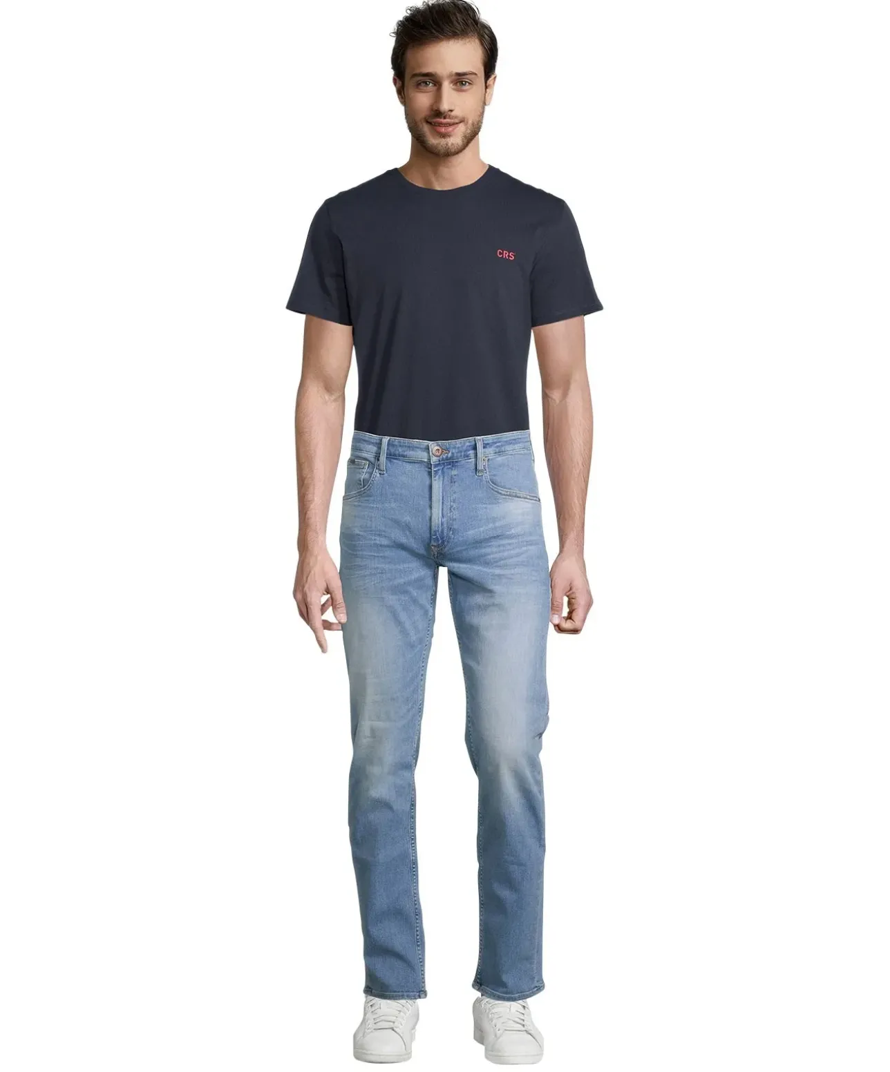 Cross Herren-Jeans Slim Fit Damien in Light Blue