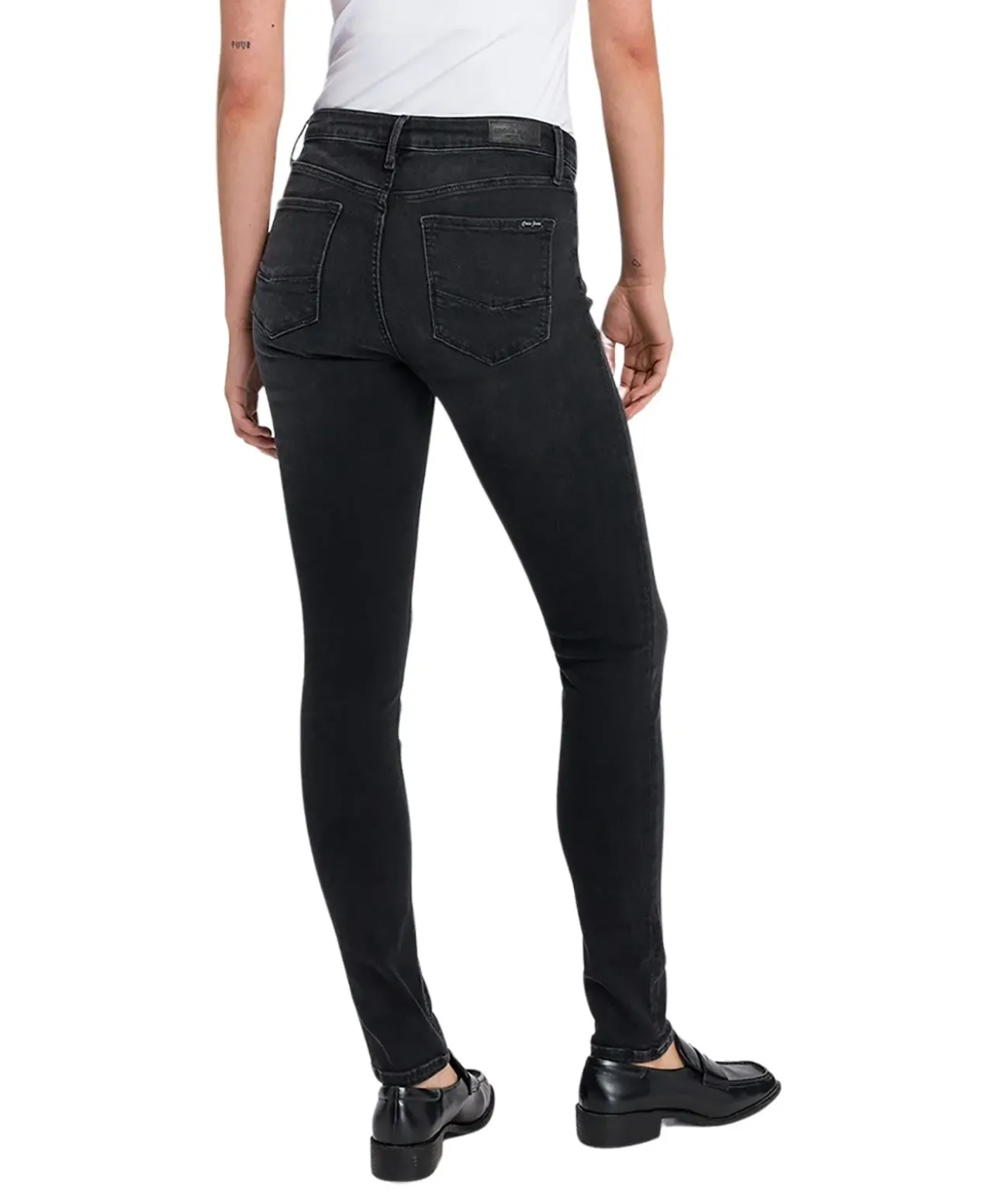 Cross Jeans Alan mit Skinny Fit in dunkelgrauer Waschung