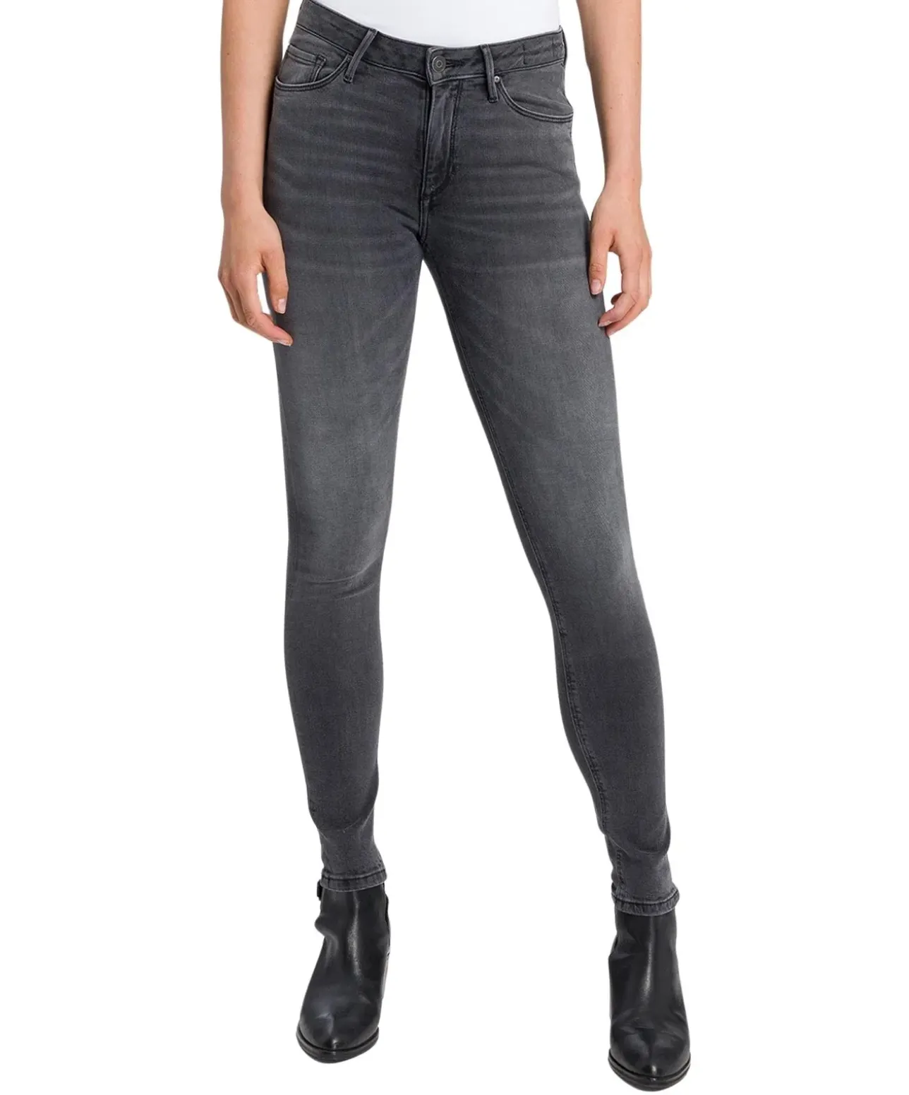 Cross Jeans Alan mit Skinny Fit in Dunkelgrau