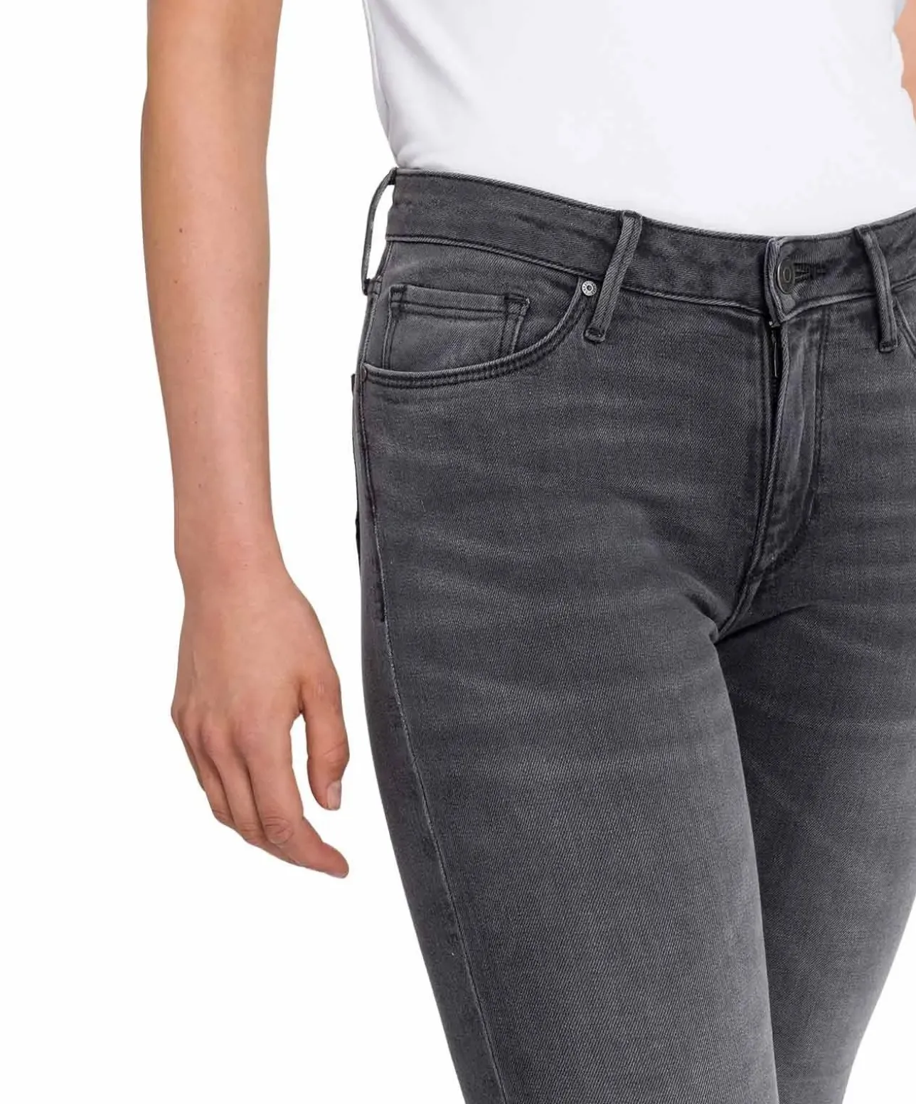 Cross Jeans Alan mit Skinny Fit in Dunkelgrau