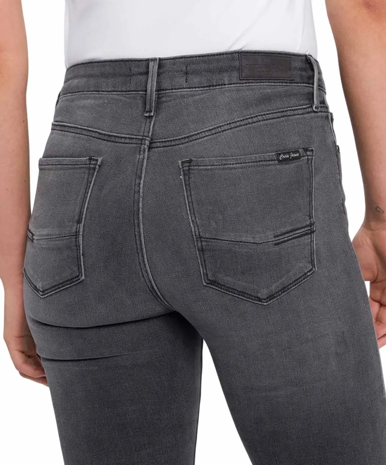 Cross Jeans Alan mit Skinny Fit in Dunkelgrau