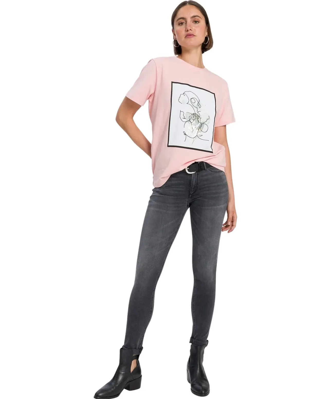 Cross Jeans Alan mit Skinny Fit in Dunkelgrau