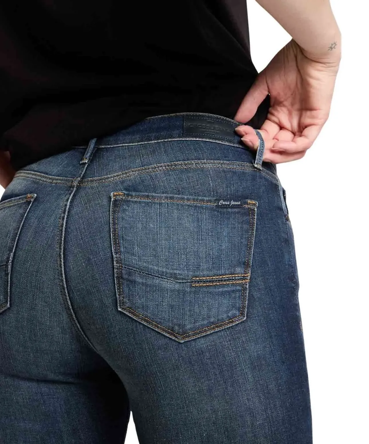 Cross Jeans Alan Skinny fit Jeans in Dunkelblau