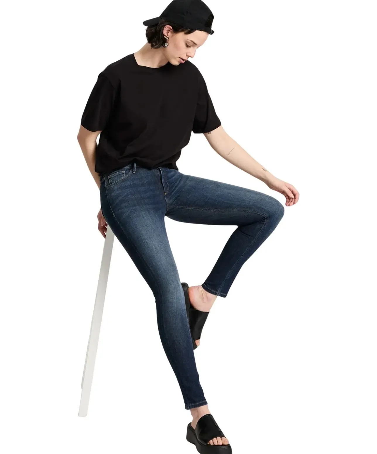 Cross Jeans Alan Skinny fit Jeans in Dunkelblau