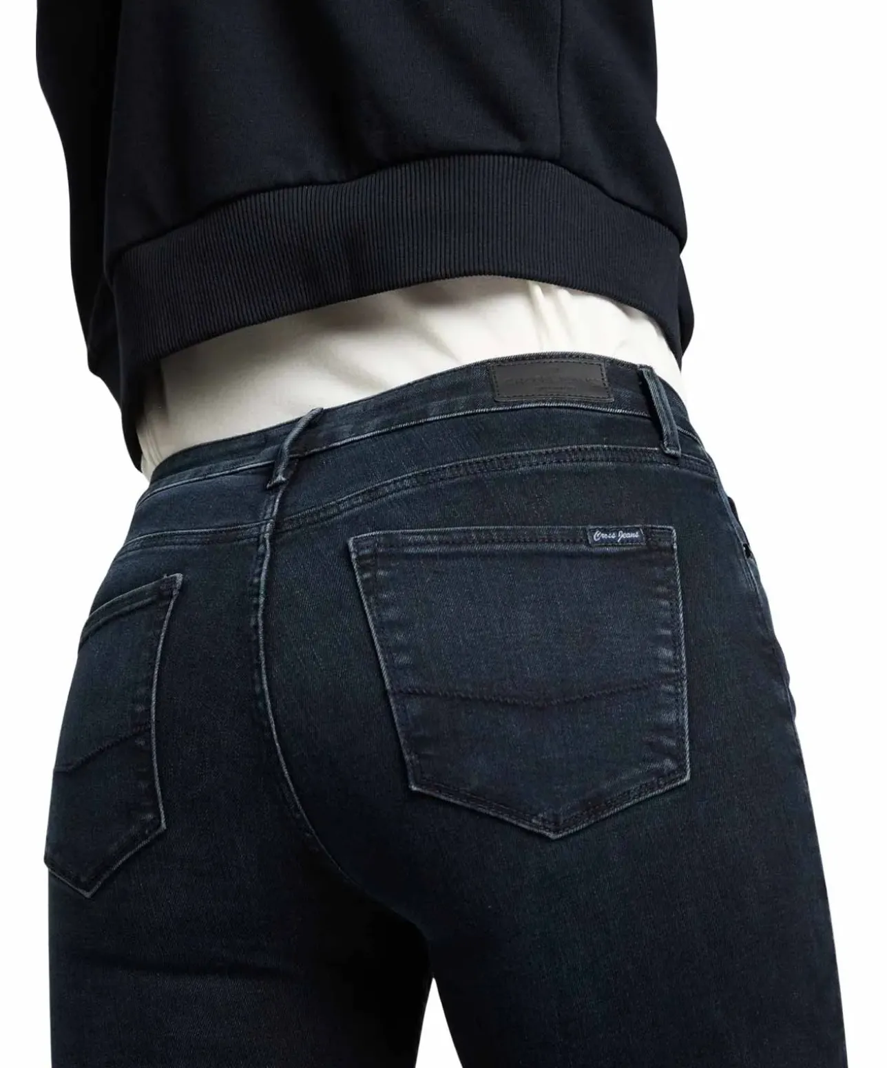 Cross Jeans Alan Skinny fit Jeans in Blue Black