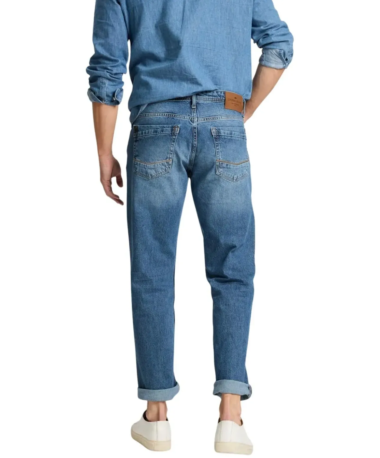 Cross Jeans Antonio mit Relaxed Fit in Indigoblau