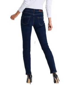Cross Jeans Anya - Slim fit Jeans in Dark Blue Färbung