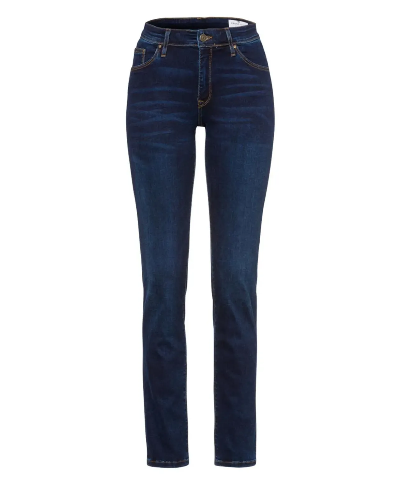 Cross Jeans Anya - Slim fit Jeans in Dark Blue Färbung
