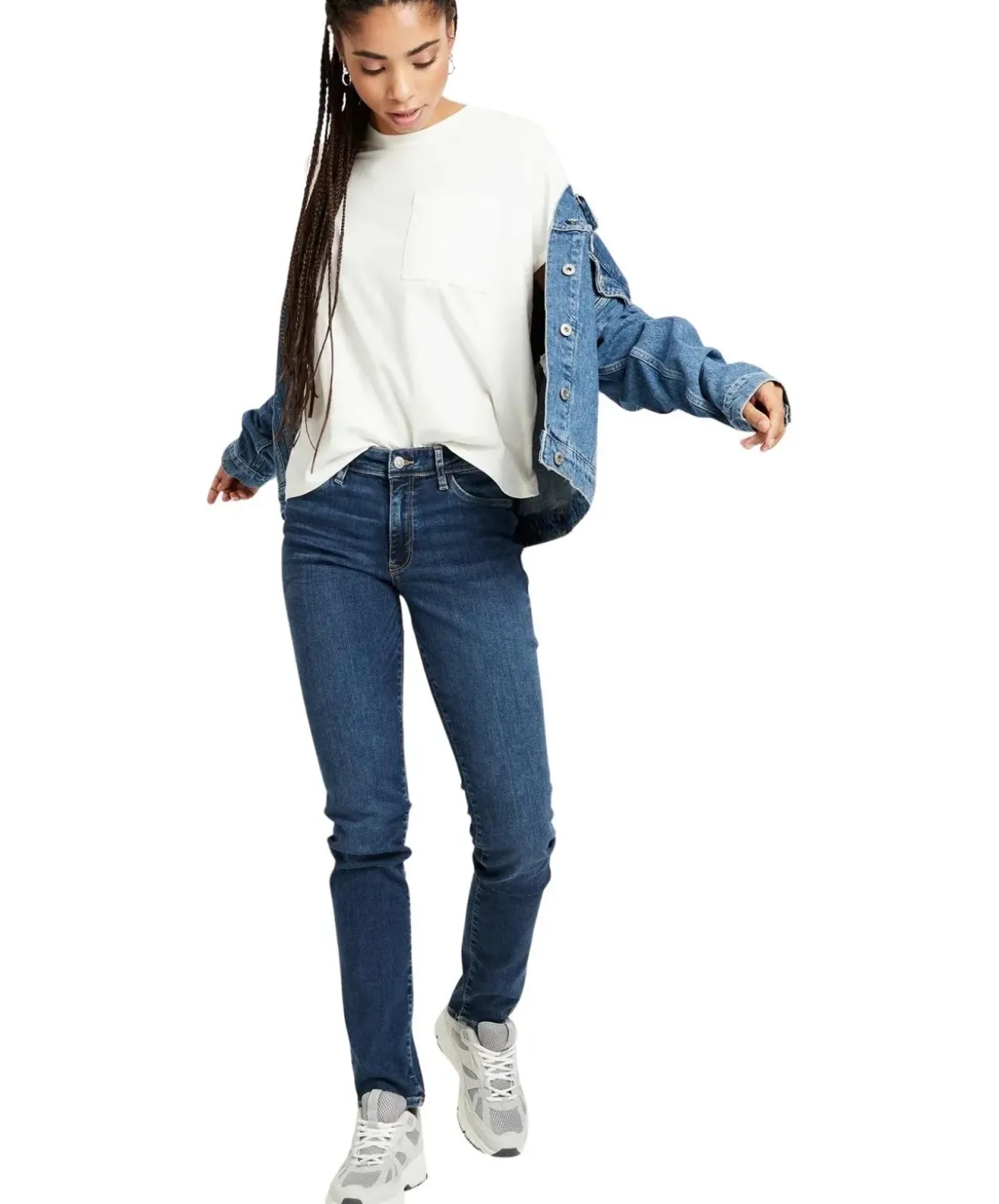 Cross Jeans Anya in Dunkelblau mit Slim Fit