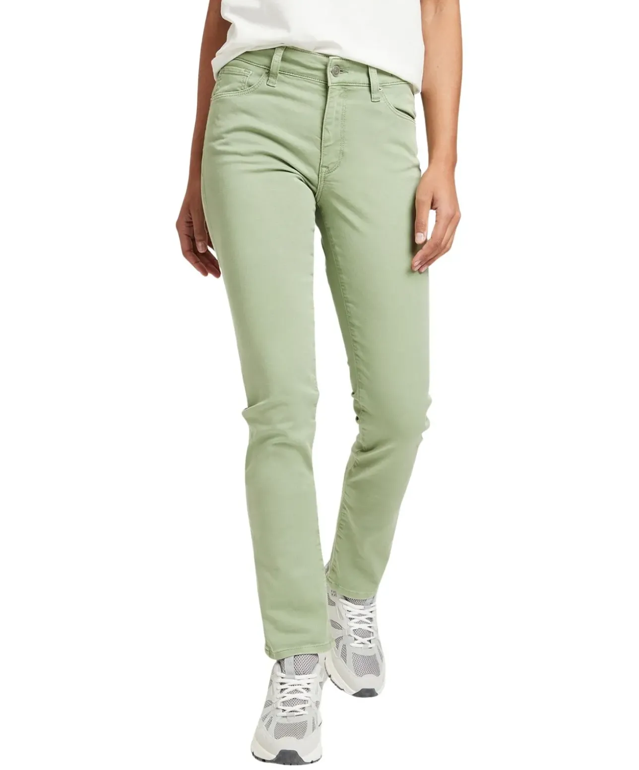 Cross Jeans Anya mit hohem Bund in Grün