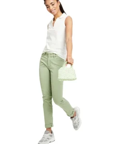 Cross Jeans Anya mit hohem Bund in Grün