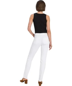 Cross Jeans Anya mit hoher Taille in weiß