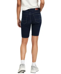 Cross Jeans Anya Short mit hohem Bund in Dunkelblau