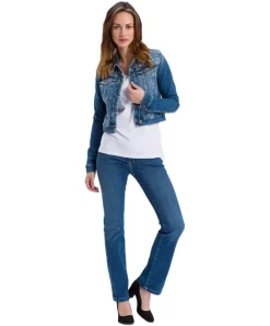 Cross Jeans Bootcut Lauren - Regular fit Jeans in Indigoblau