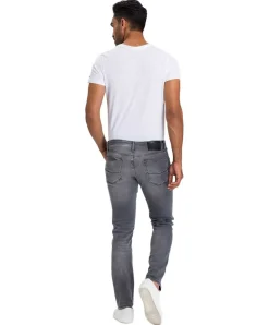 Cross Jeans Damien - graue Slim Straight fit Jeans