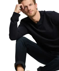 Cross Jeans Damien in Dunkelblau mit Slim Fit