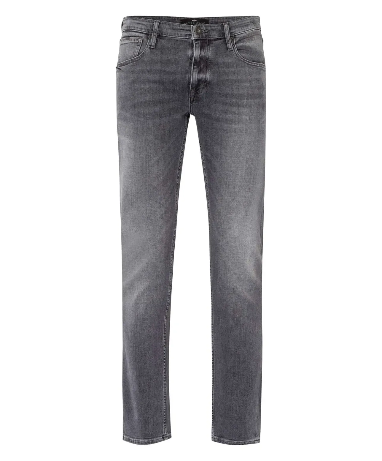 Cross Jeans Damien mit Slim Fit in dunkelgrauer Waschung