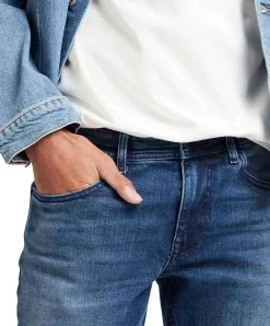 Cross Jeans Dylan mit Regular Fit in Mittelblau