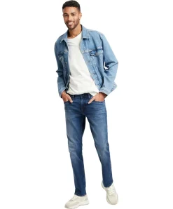 Cross Jeans Dylan mit Regular Fit in Mittelblau