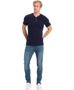 Cross Jeans Herren Tapered Fit Jimi in Dirty Blue Used