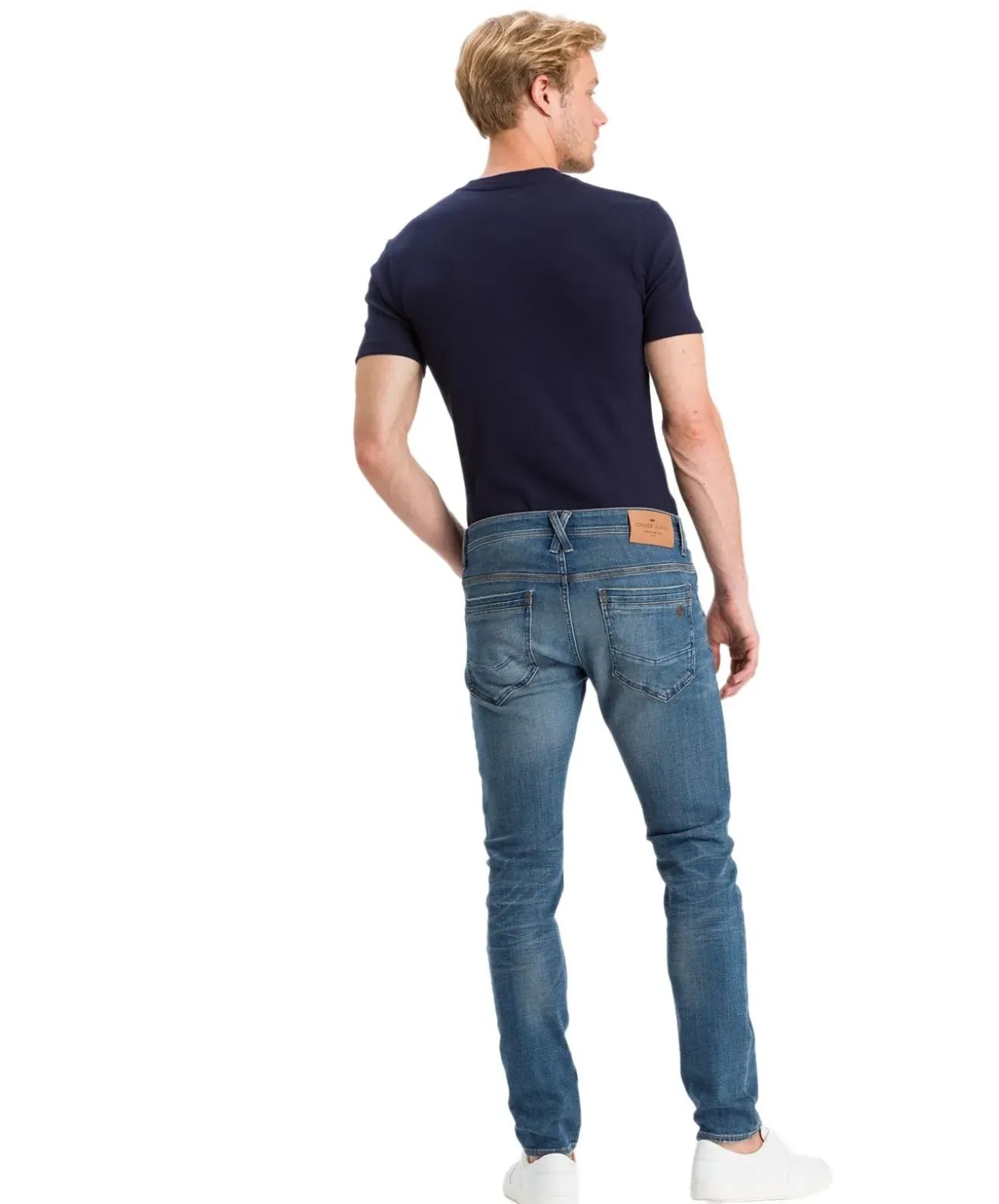 Cross Jeans Herren Tapered Fit Jimi in Dirty Blue Used