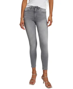 CROSS Jeans Judy in grau mit Skinny Fit und hohem Bund