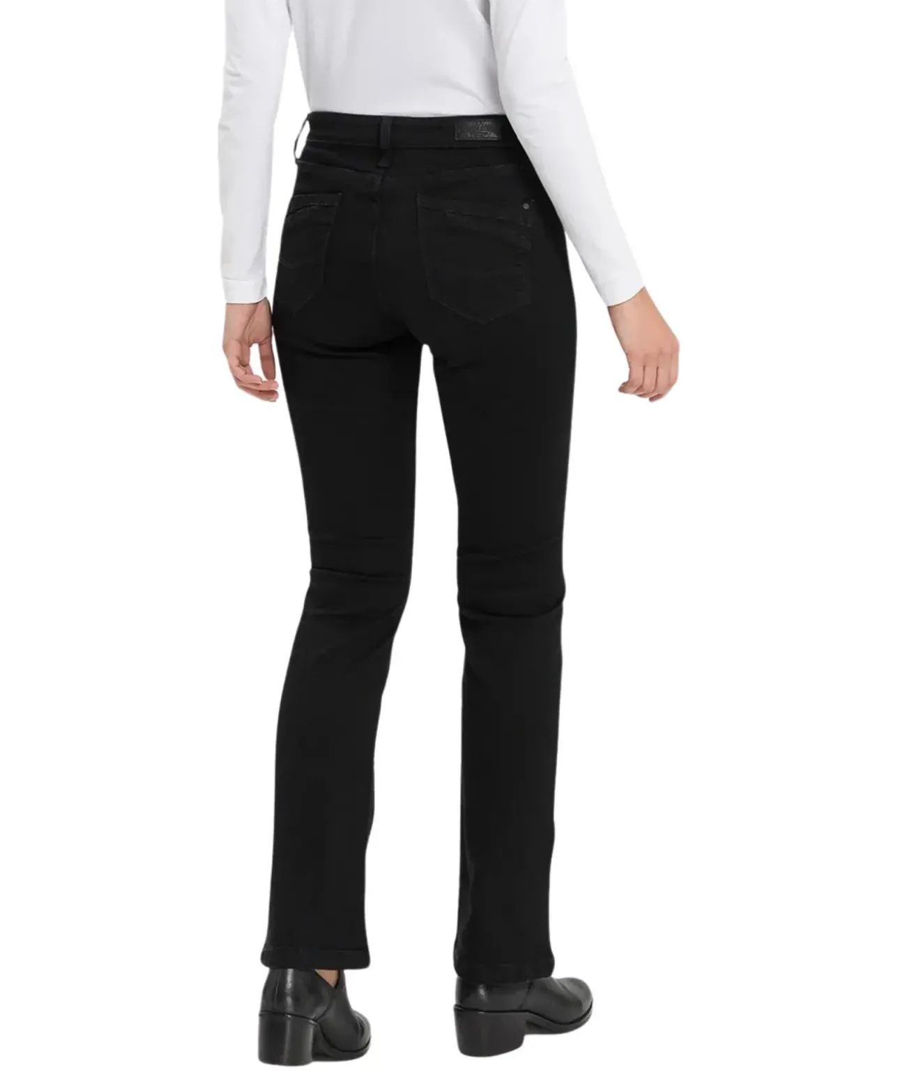 Cross Jeans Lauren - Schwarze Jeans mit angesagtem Bootcut