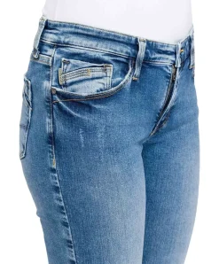 Cross Jeans Lauren mit Bootcut mit High Waist in Hellblau