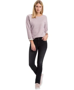 Cross Jeans Mom Anya in schwarzem Black Used