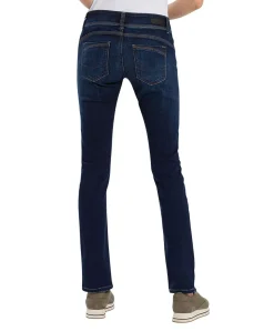 Cross Jeans Regular Fit Loie mit Doppelknopf in Dark Blue