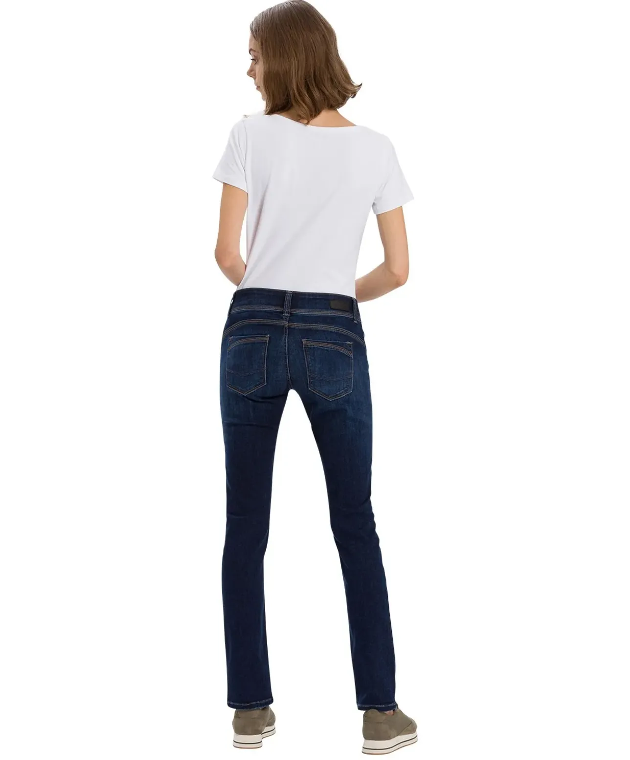 Cross Jeans Regular Fit Loie mit Doppelknopf in Dark Blue
