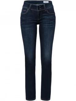 Cross Jeans Regular Fit Loie mit Doppelknopf in Dark Blue