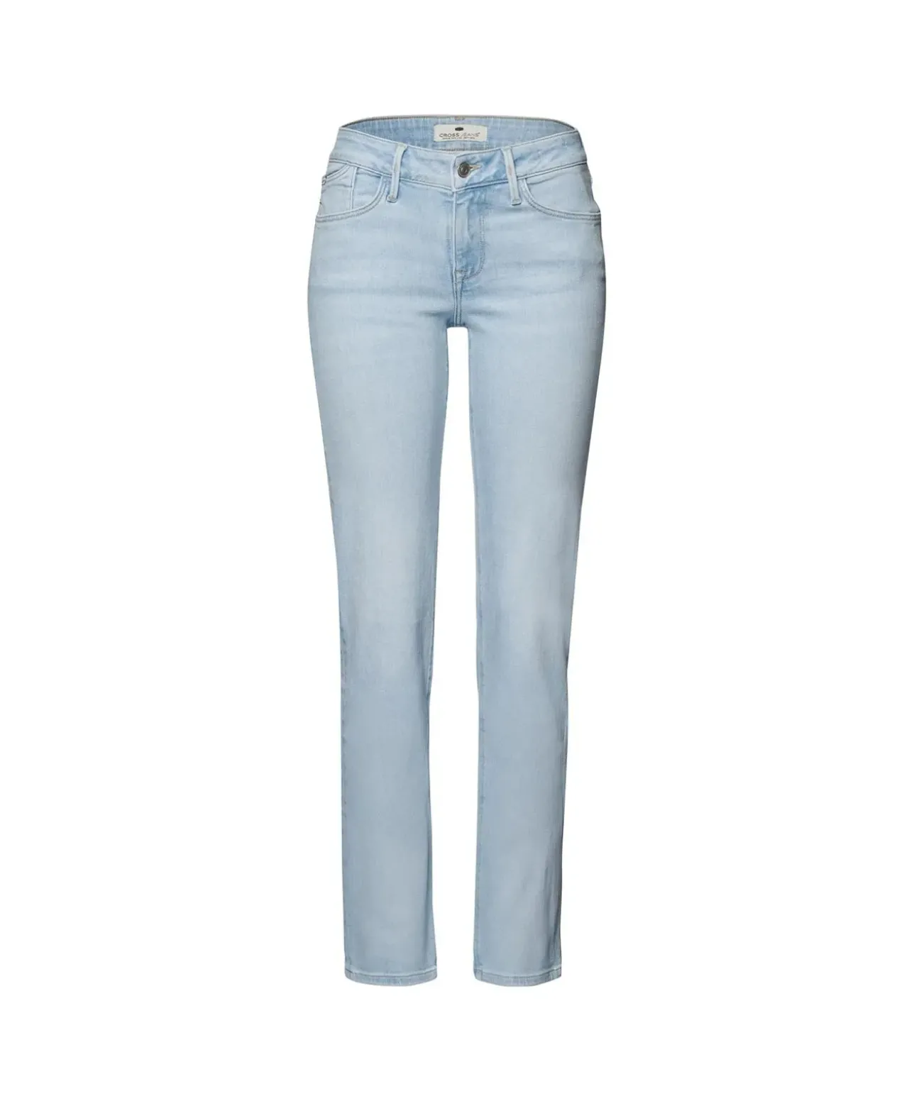 Cross Jeans Rose in Bleach-Waschung mit mittelhohem Bund