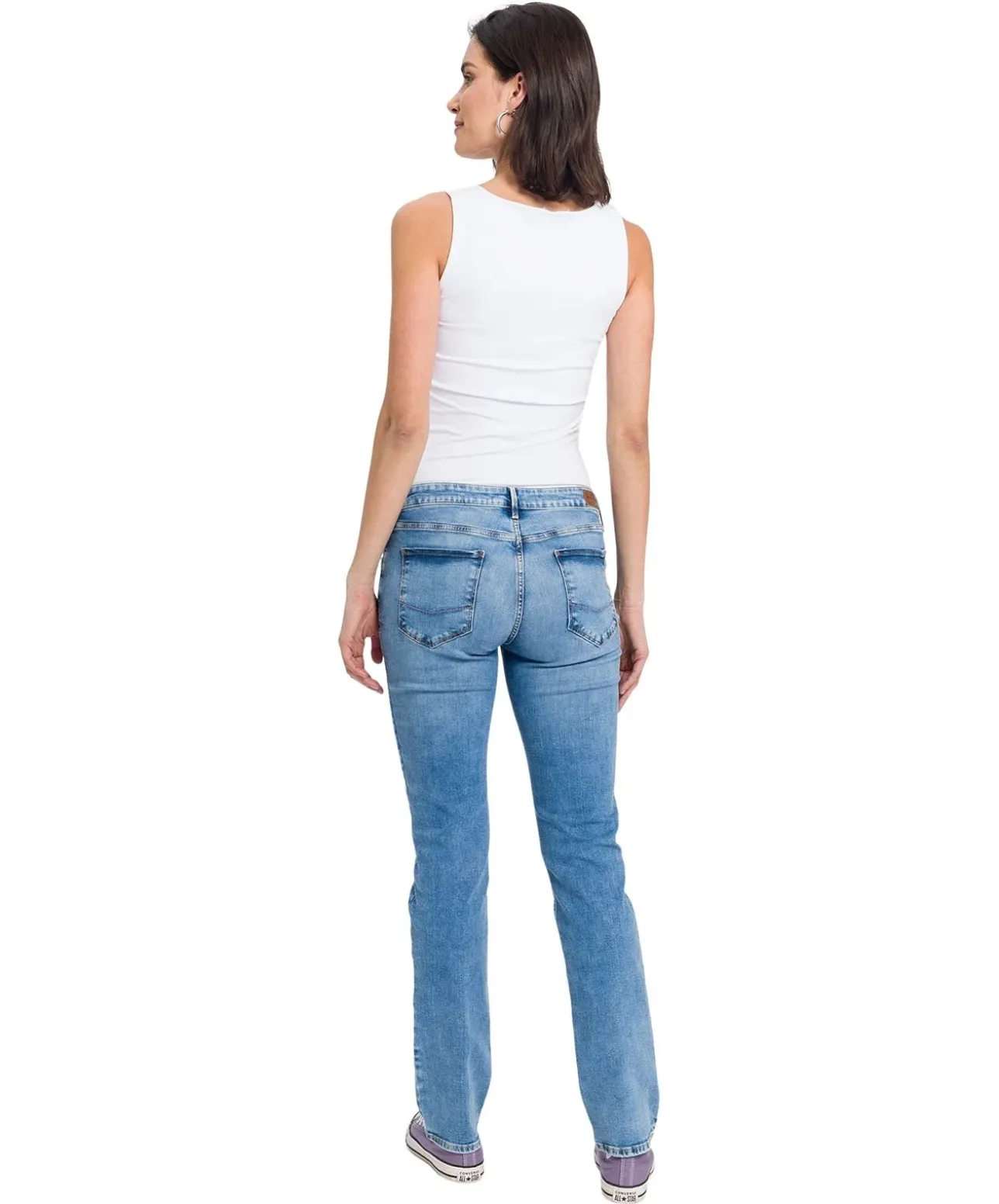 Cross Jeans Rose mit Regular Fit in hellblauer Verwaschung