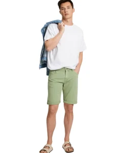 Cross Jeans Shorts Leom in Mint-Färbung