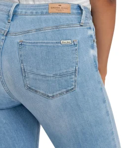 Cross Jeans Skinny Fit Alan mit High Waist in hellblau