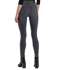 Cross Jeans Skinny Fit Judy in Dunkelgrau mit High Waist
